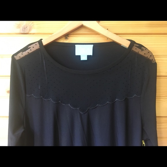 •CeCe by Cynthia Steffe• dress with lace inlay - Picture 2 of 5